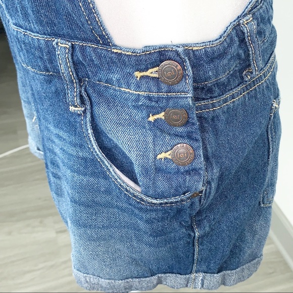 Distressed Jean Overall - Picture 3 of 4